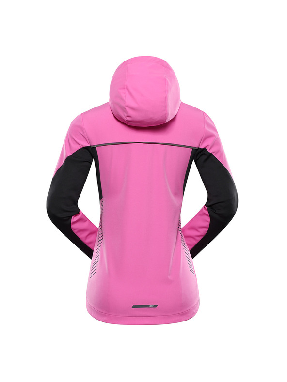 ALPINE PRO Damen Softshell-Jacke mit DWR-Beschichtung ALPINE PRO KERAKA neon pink