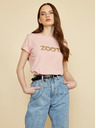 ZOOT.lab Hellrosa Damen-T-Shirt mit ZOOT.lab Lucy-Aufdruck