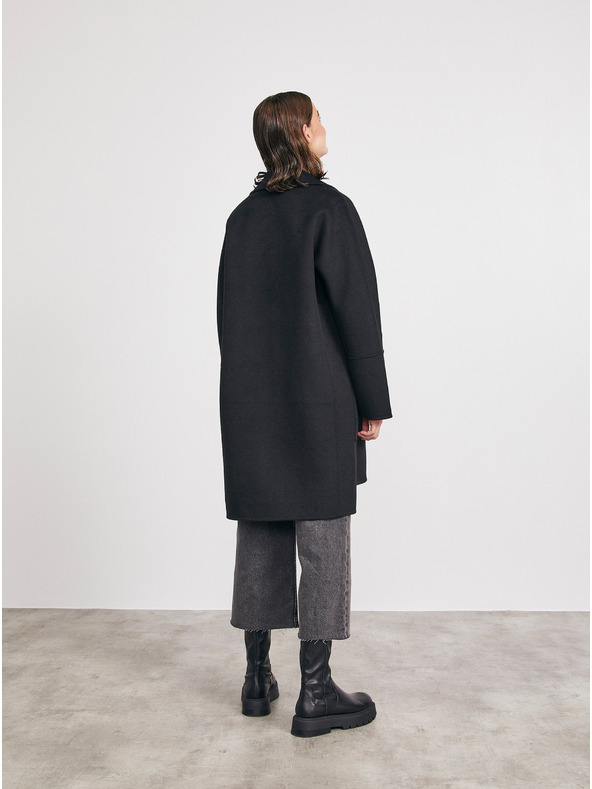 ZOOT.lab Schwarzer Damenmantel mit Wolle METROOPOLIS von ZOOT.lab Kandis