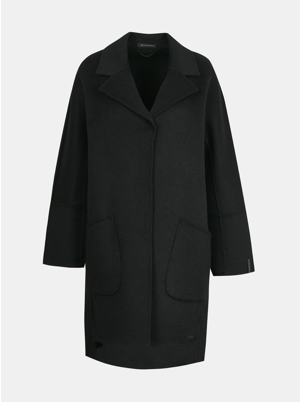ZOOT.lab Schwarzer Damenmantel mit Wolle METROOPOLIS von ZOOT.lab Kandis