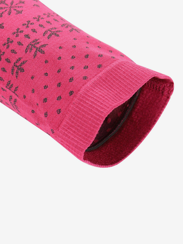 ALPINE PRO Dark Pink Girls' Functional Underwear ALPINE PRO Lento