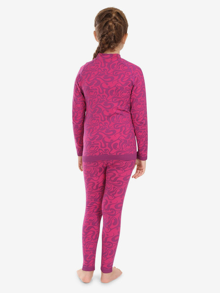 ALPINE PRO Dark Pink Girls' Functional Underwear ALPINE PRO Lesso
