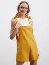 ZOOT.lab Senfgelbe Damenshorts aus Leinen mit Lack ZOOT.lab Paulina