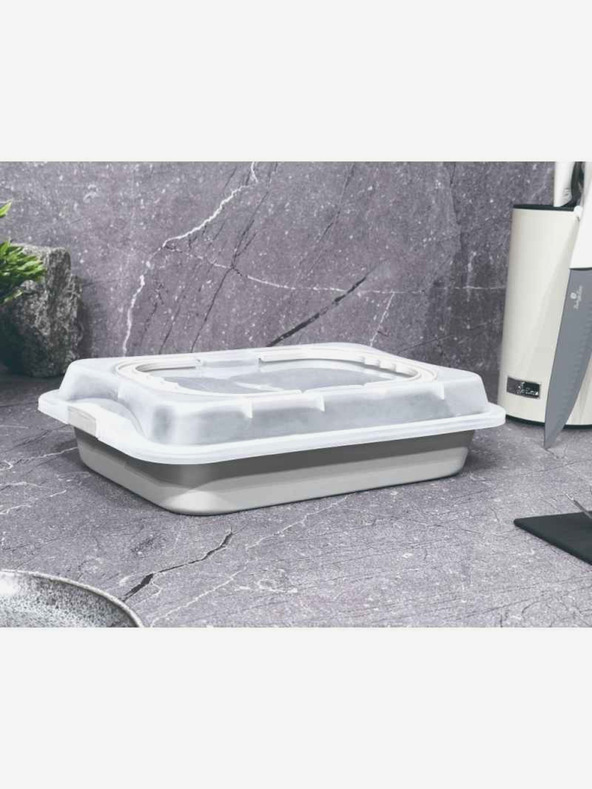 Berlingerhaus Backblech mit Deckel tragbar 36,5 x 24,5 cm Aspen Collection BERLINGERHAUS