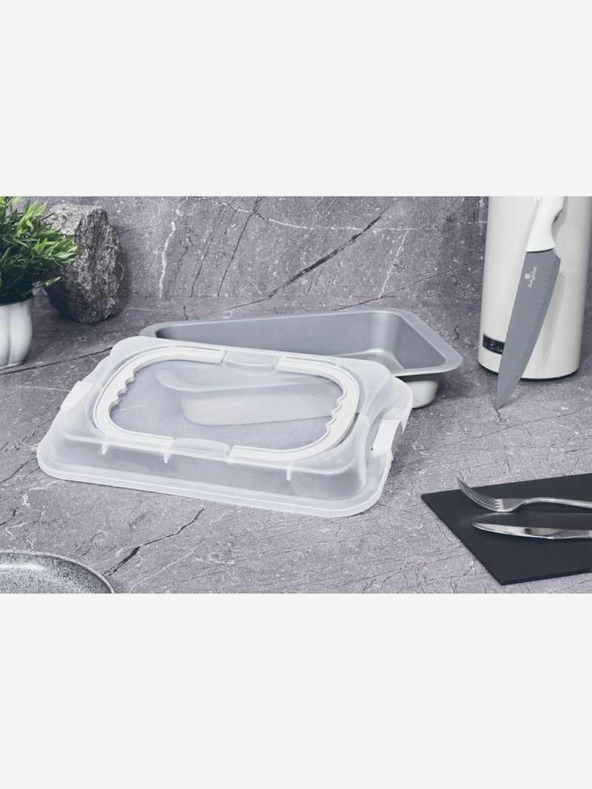 Berlingerhaus Backblech mit Deckel tragbar 36,5 x 24,5 cm Aspen Collection BERLINGERHAUS