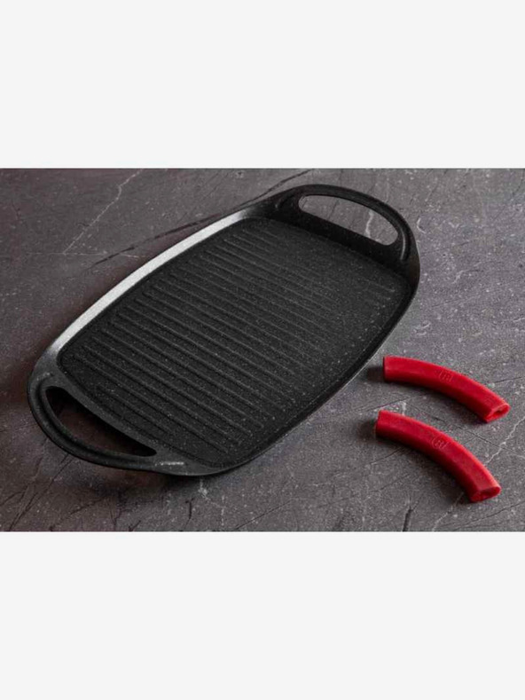 Berlingerhaus Grillplatte mit Antihaftbeschichtung 47 cm Burgunder Edition BERLINGERHAUS