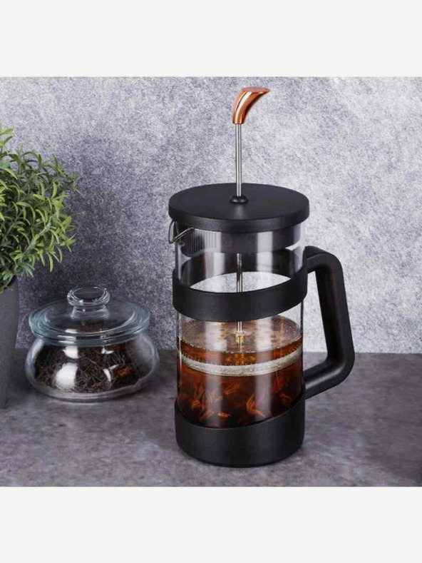 Berlingerhaus Tee- und Kaffeekanne French Press 1000 ml Kollektion Black Rose BERLINGERHAUS