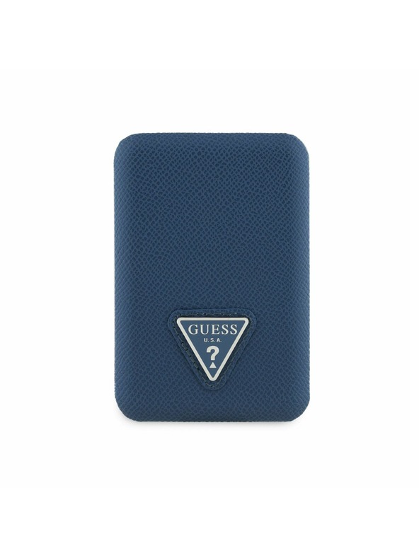 Guess Guess PU genarbtes Dreieckslogo MagSafe Powerbank 5000mAh Blau