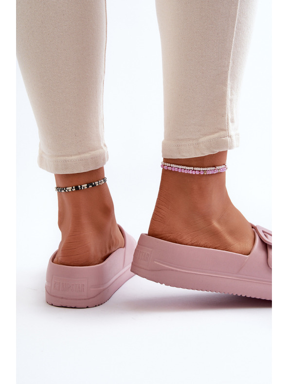 BIG STAR SHOES Damen-Plateauschuhe mit Schnalle Big Star rosa