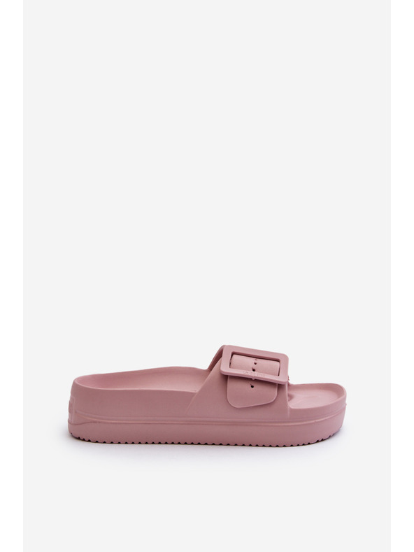 BIG STAR SHOES Damen-Plateauschuhe mit Schnalle Big Star rosa