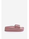 BIG STAR SHOES Damen-Plateauschuhe mit Schnalle Big Star rosa