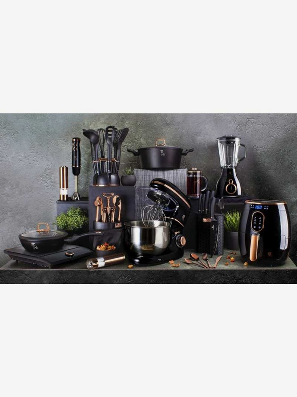 Berlingerhaus Auflaufform mit Deckel und Marmoroberfläche 28 cm Black Rose Collection BERLINGERHAUS