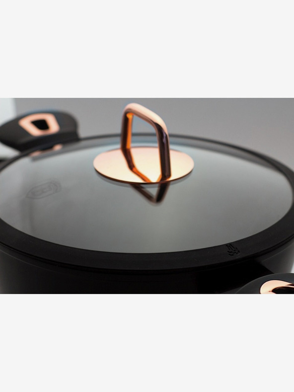 Berlingerhaus Auflaufform mit Deckel und Marmoroberfläche 28 cm Black Rose Collection BERLINGERHAUS