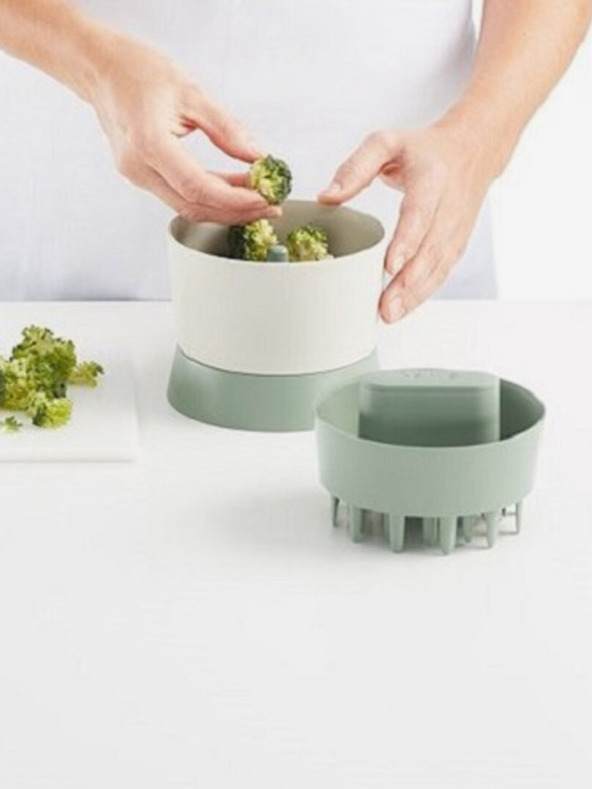 Lékué Lékué Weißer und grüner Brokkoli und Blumenkohlschneider