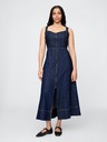 GAP Damen Jeans-Maxikleid UltraSoft GAP