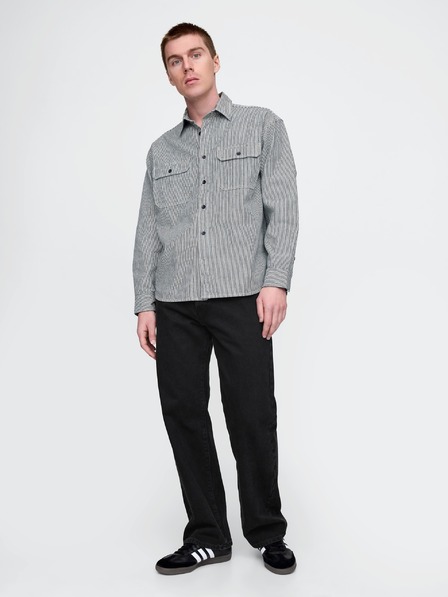 GAP Herren Oversize Jeanshemd Americana GAP