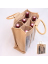 Casa de Engel Jute-Tasche für 6 Flaschen, 0/50