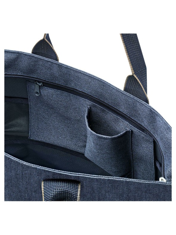 Reisenthel Reisenthel Shopper E1 Herringbone Dunkelblau