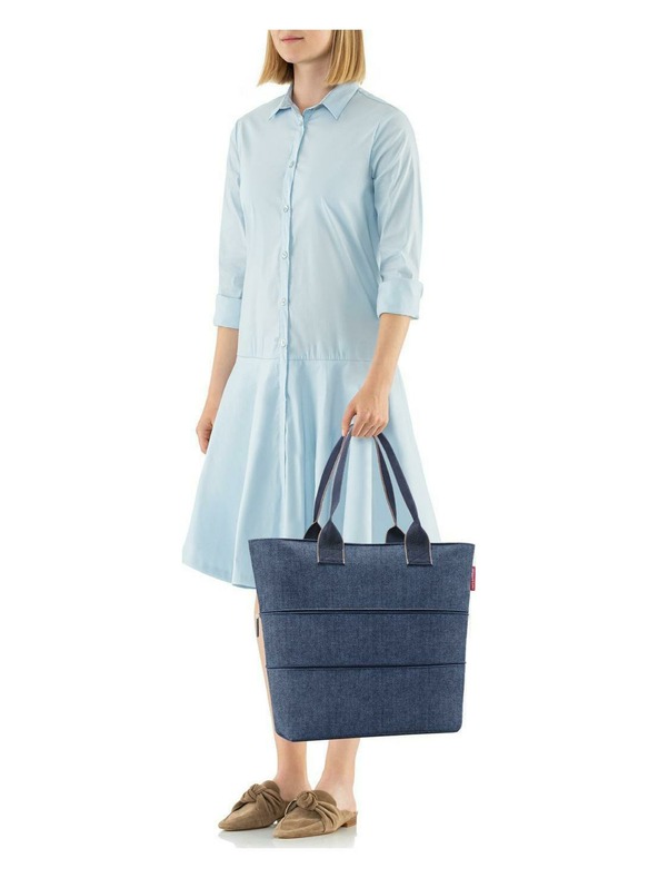Reisenthel Reisenthel Shopper E1 Herringbone Dunkelblau