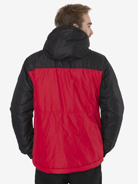 Sam 73 Schwarz-rote Herren-Winterjacke Sam 73