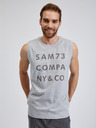 Sam 73 Hellgraues Herren-Tank-Top mit SAM 73 Edgar