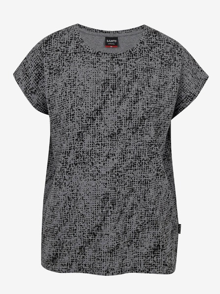 Sam 73 Dunkelgraues gemustertes Damen-T-Shirt SAM 73 Veronica