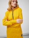 Sam 73 Senffarbener Damen-Kapuzenpullover SAM 73 Enna
