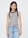 GAP Mädchen-Ripp-Tanktop mit Logo GAP