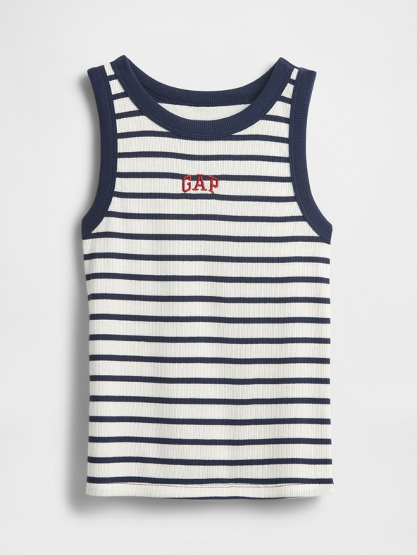 GAP Mädchen-Ripp-Tanktop mit Logo GAP