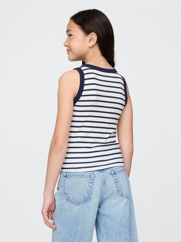 GAP Mädchen-Ripp-Tanktop mit Logo GAP