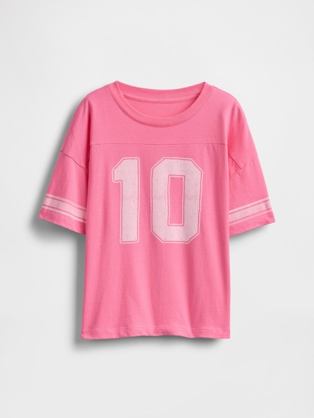GAP Mädchen-Oversize-T-Shirt Varsity GAP