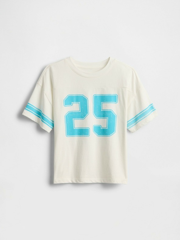 GAP Mädchen-Oversize-T-Shirt Varsity GAP