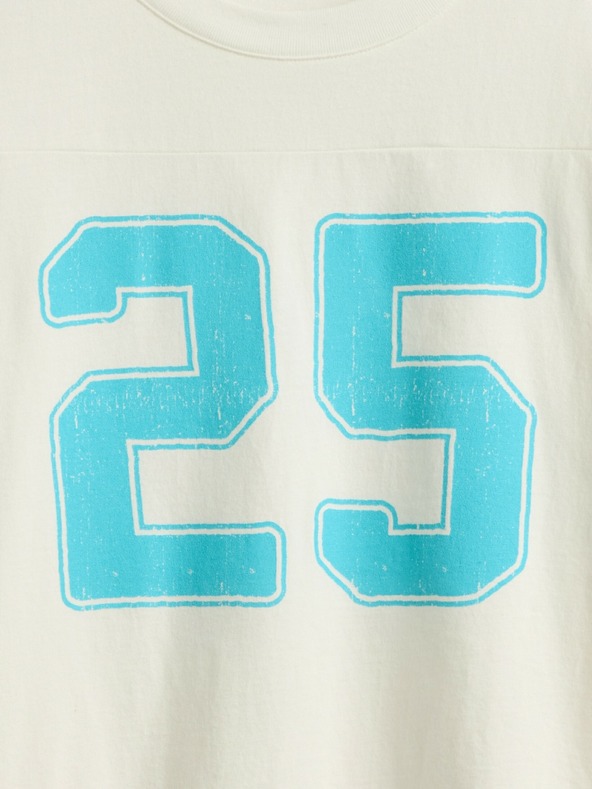 GAP Mädchen-Oversize-T-Shirt Varsity GAP