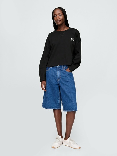 GAP Damen-Oversize-VintageSoft-Sweatshirt Americana GAP