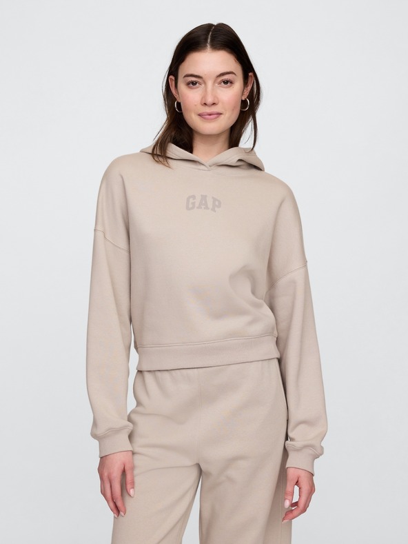 GAP Damen Crop Sweatshirt mit Logo GAP