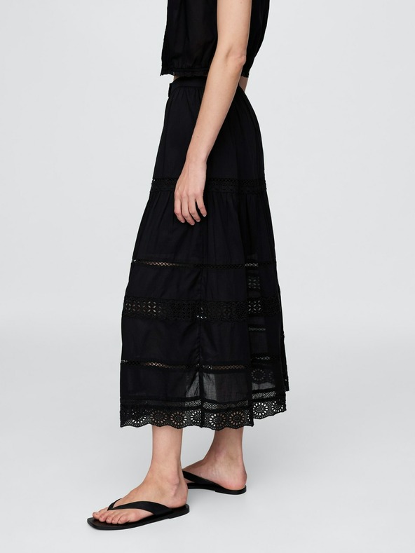 GAP Damen-Maxirock mit Spitze GAP