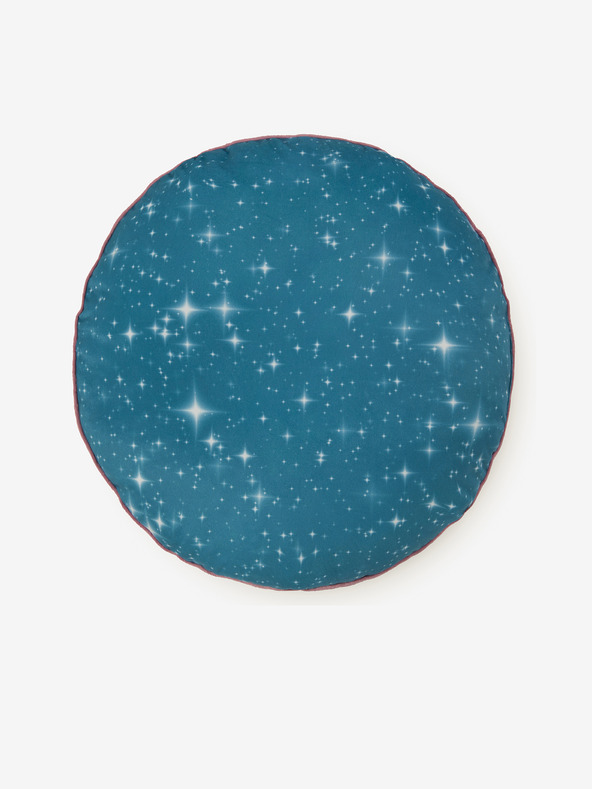 HIP Durchmesser 55 cm - Blaues Wendekissen mit HIP Kolya-Motiv