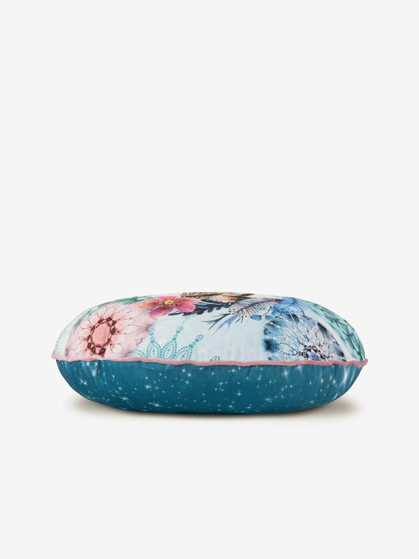 HIP Durchmesser 55 cm - Blaues Wendekissen mit HIP Kolya-Motiv