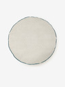 HIP Durchmesser 55 cm - Blau-cremefarbenes Wendekissen mit HIP Camunda-Motiv