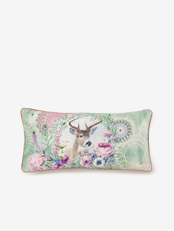 HIP 30 x 60 cm - Wendekissen HIP Romini grün und rosa