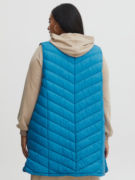 Fransa Blaue Damen Steppweste Fransa