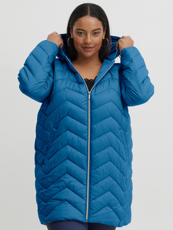 Fransa Blaue Damen Steppjacke Fransa