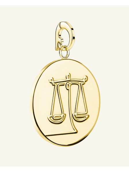 Rosefield Rosefield Anhänger in Goldfarbe Zodiac Coin Waage