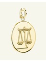 Rosefield Rosefield Anhänger in Goldfarbe Zodiac Coin Waage