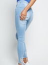 Siksilk Blaue Damenjeans - JEANS SKINNY DISTRESSED