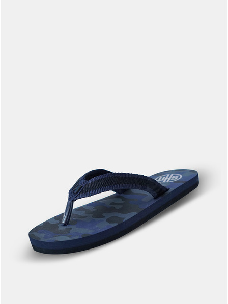 Sam 73 Dunkelblaue Herren-Camouflage-Flip-Flops SAM 73