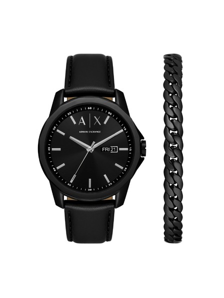 Armani Exchange Geschenkset Uhr und Armband Armani Exchange BANKS AX7147SET