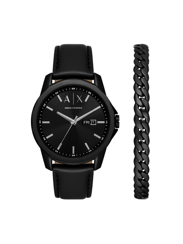 Armani Exchange Geschenkset Uhr und Armband Armani Exchange BANKS AX7147SET